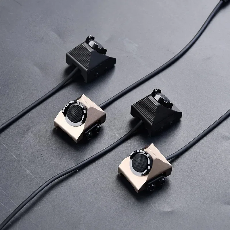 WADSN-interruptor táctico de presión de botón caliente para linterna, accesorios de arma de riel Picatinny, PEQ-15, M600, M300, Airsoft Scout - imagen 2