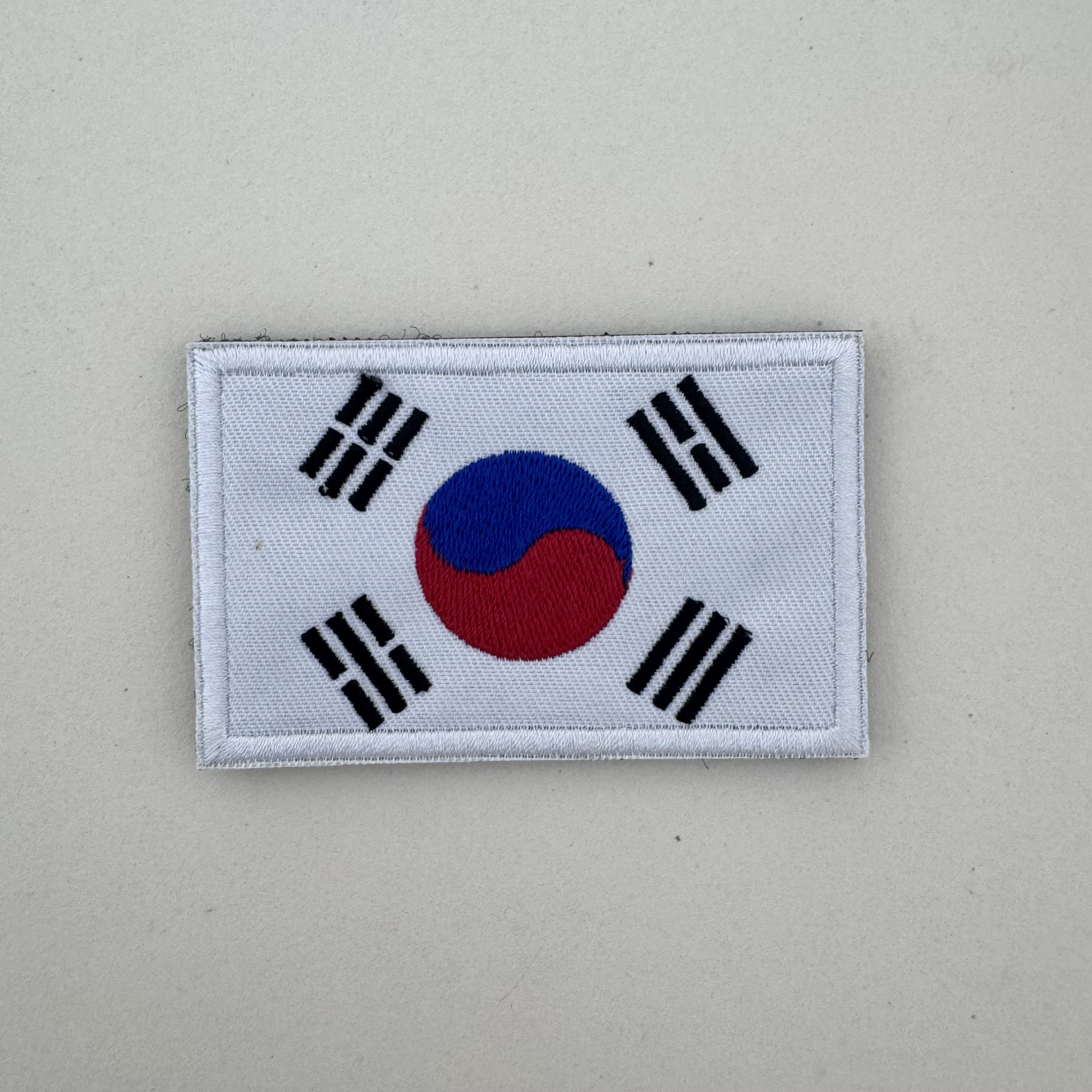 Parche bordado bandera Corea del Sur – Táctico para mochila o ropa - imagen 2