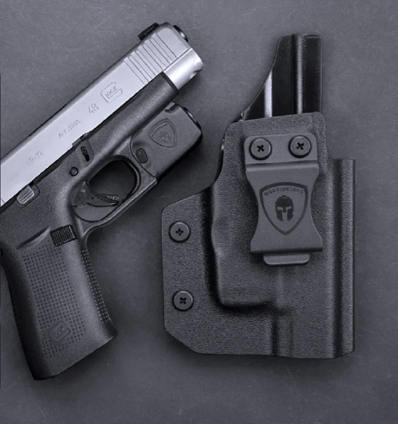 Para Glock G17 19 43 43x48 SIG P365XL Taurus G2C G3C Hellcat,WARRIORLAND Mini 150 lúmenes serie de luz de pistola con funda Kydex IWB - imagen 3