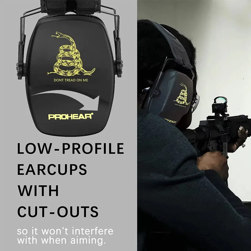 ZOHAN caza y tiro, auriculares con cancelación de ruido para exteriores, protección auditiva, protección auditiva, orejeras con cancelación de ruido - imagen 4