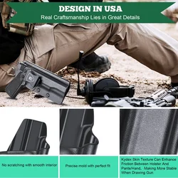Funda IWB Kydex para 1911 5 pulgadas sin raíl – Porte oculta