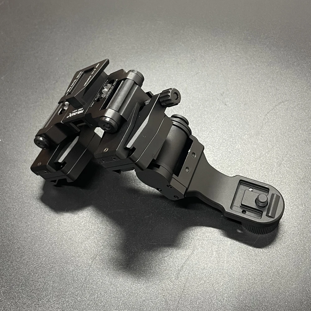 Adaptador de soporte de casco de montaje NVG de brazo J de Metal PVS14 gafas de visión nocturna puente Binocular de cola de milano para Wilcox L4G24 AN/PVS-14 - imagen 5