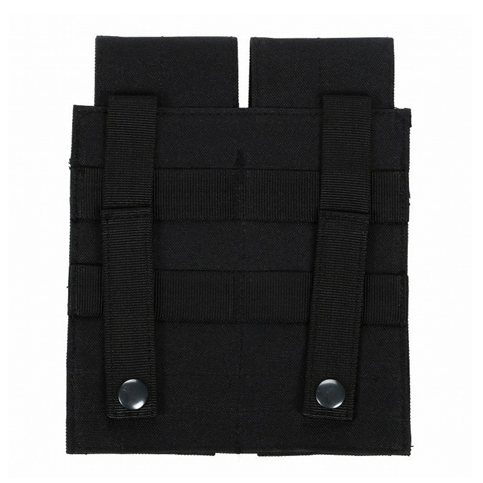 Bolsa doble para revistas, cartuchos de camuflaje, portador de municiones con Clip, soporte para munición, bolsa de combate AK Molle para exteriores, accesorio para chaleco - imagen 3