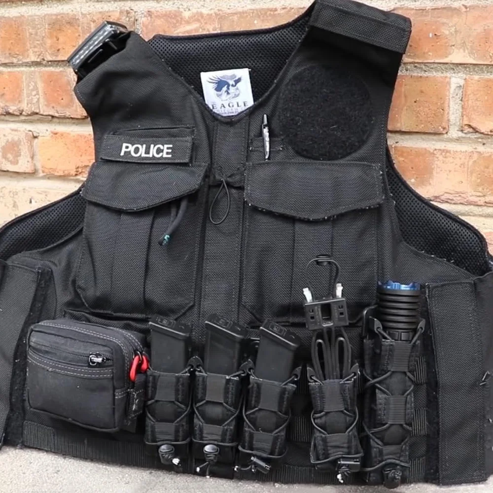 Ophidian 9mm pistola doble/Triple pila revista bolsa Molle Mag funda caza linterna antorcha soporte EDC - imagen 2