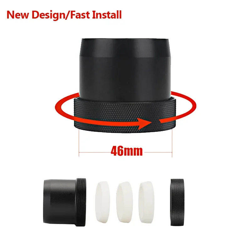 Adaptador de Instalación rápida de cámara de visión nocturna de bayoneta, soporte de manga rápida, diseño Original, 46mm, PARD NV007S NV007V - imagen 3