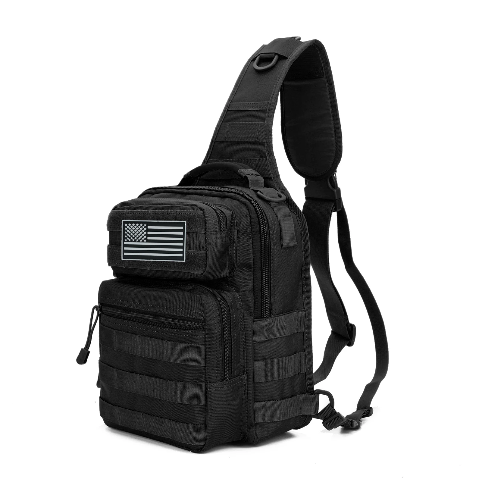 Bolsa táctica Rover, bandolera Molle Assault Range PackS, bolsa de día para pañales para hombres, viajes, senderismo, Camping