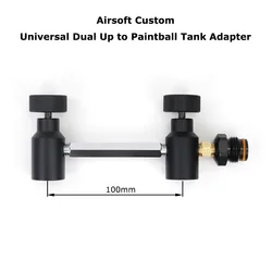 Adaptador Dual CO2 HPA ASA para Airsoft y Paintball