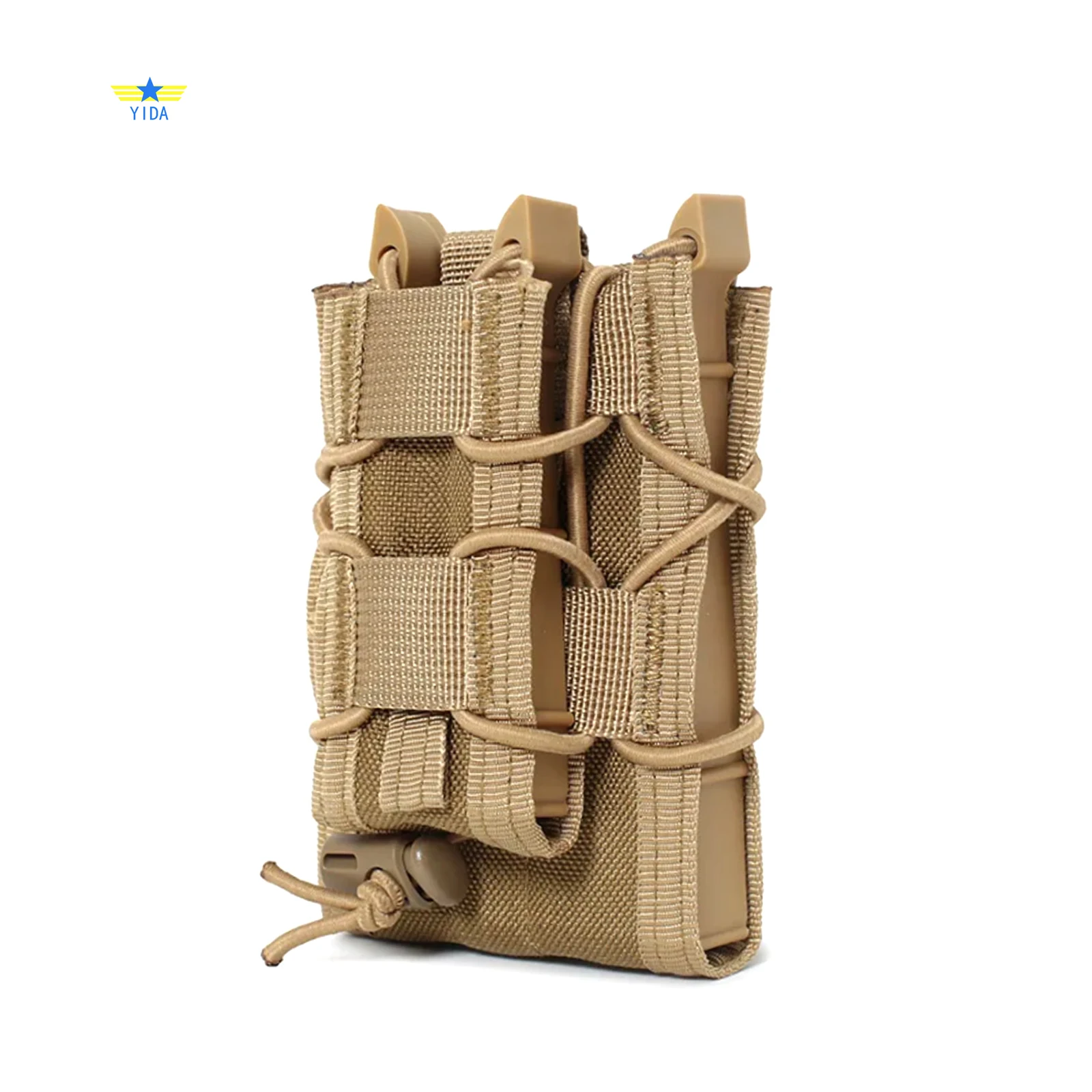Bolsa táctica doble Mag para caza, juego de guerra, Airsoft Molle, bolsa para revistas, nailon 1000D - imagen 4