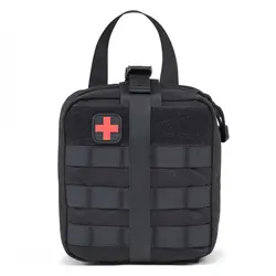 Bolsa de primeros auxilios táctica MOLLE organizadora portátil