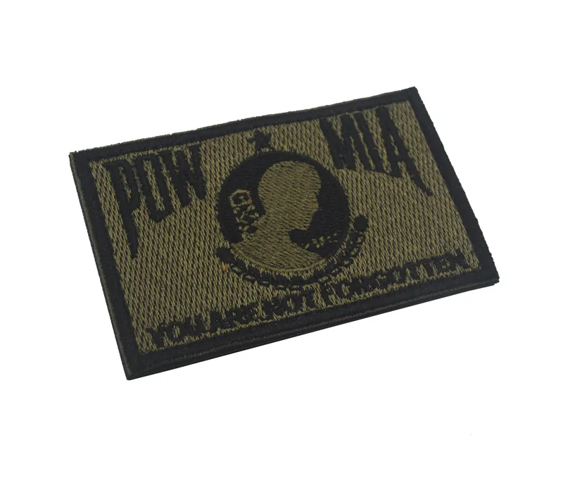 POW MIA YOU ARE NOT FORGOTTEN Veteran patch, POW MIA, prisionero de guerra, falta en acción, escudo militar, Parche de motorista - imagen 3