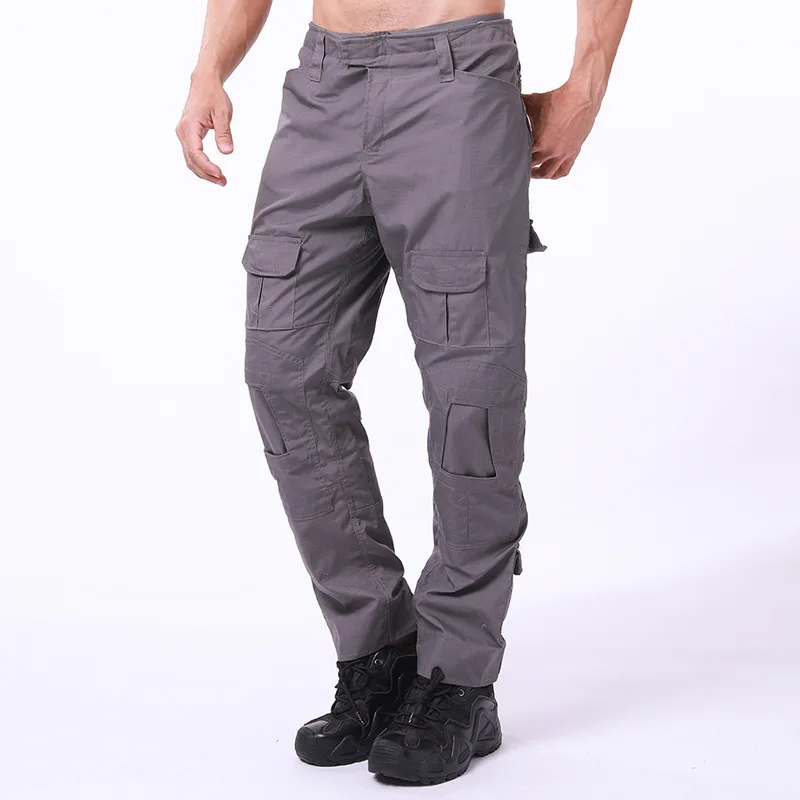 Pantalones de entrenamiento de combate para uniforme militar al aire libre, pantalones tácticos de camuflaje con múltiples bolsillos, monos del ejército de camuflaje de campo CS - imagen 2