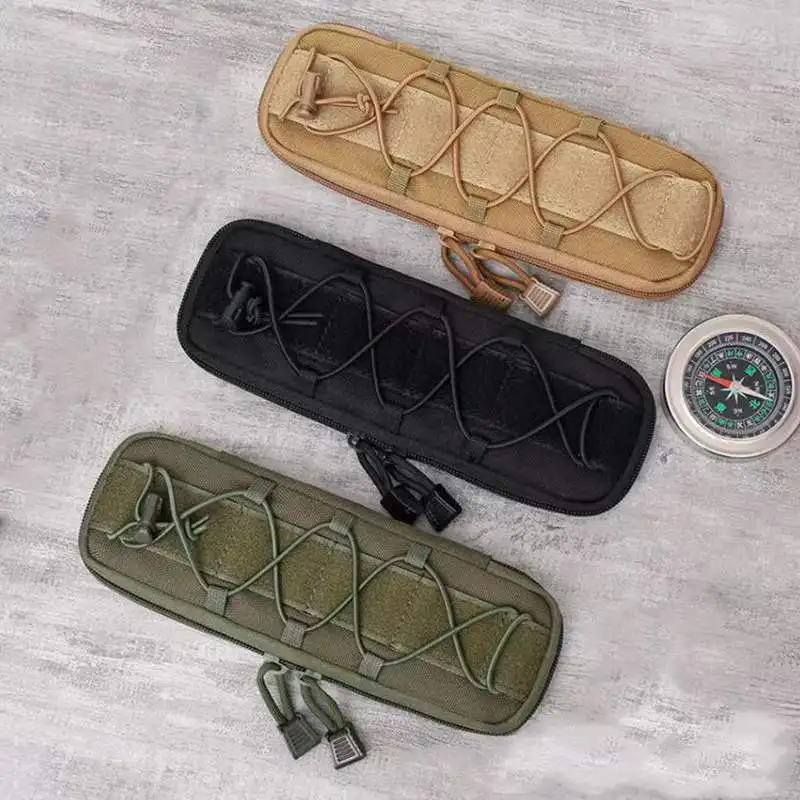 Bolsa de nailon Molle para cuchillos, bolsillo para caza al aire libre, juegos de cintura, cubierta militar del ejército EDC, bolsa plegable para cuchillos - imagen 3