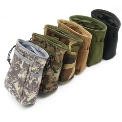 Bolsa de caza al aire libre, pistola de munición, bolsa táctica para revistas, bolsa Molle de Paintball de camuflaje, equipo de accesorios Airsoft