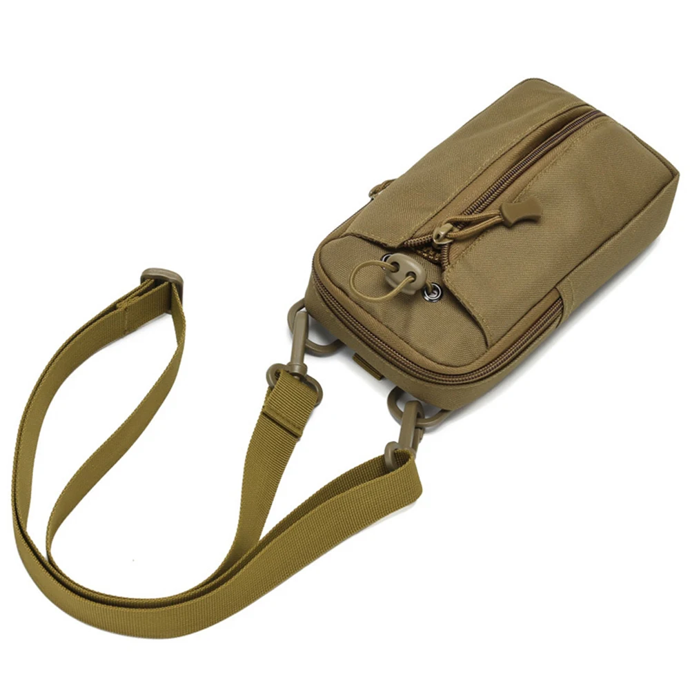Bolsa táctica Molle para botella de agua, bolso de hombro mejorado, soporte de viaje, deporte al aire libre, Camping, senderismo, bolsas de pesca, X288 - imagen 5