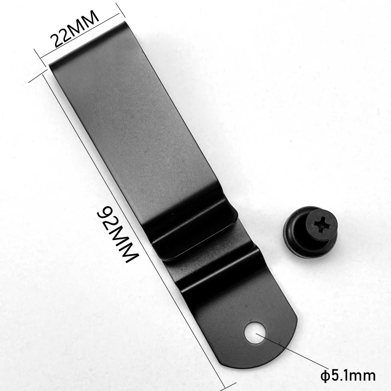 Clip para cinturón Kydex K, 1 pieza, cortador K, Clip para la espalda/accesorios para la cintura, Clip para transporte de funda K - imagen 2