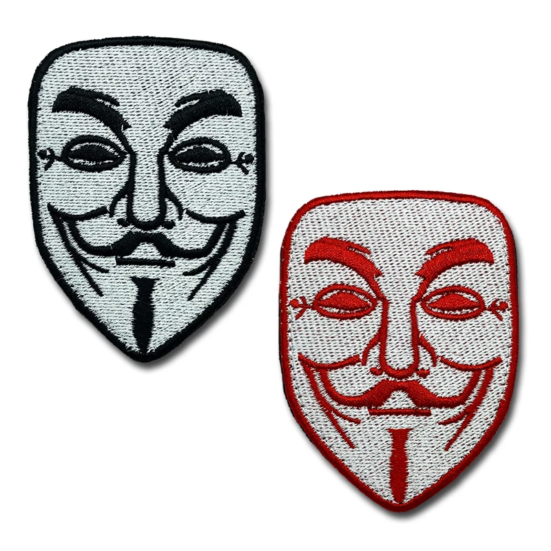 Parches de carillas sonrientes, insignia creativa bordada de alta calidad, banda para el brazo con gancho, pegatina 3D para chaqueta y mochila - imagen 2