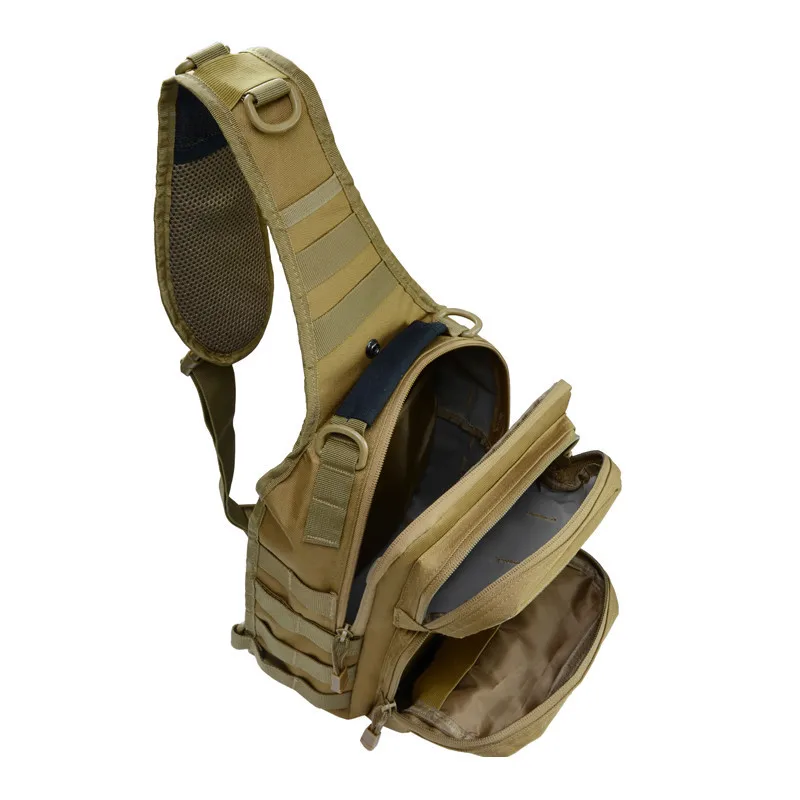 Mochila militar grande 900D, bolso de hombro táctico EDC, mochila de pecho Molle del ejército, impermeable para acampar al aire libre, Trekking - imagen 5