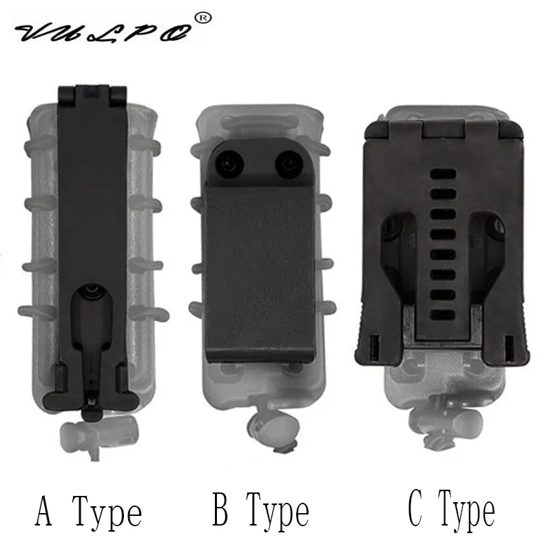Bolso táctico VULPO para cargador, bolsa rápida de 9mm, cinturón Molle, portador de fijación rápida - imagen 3