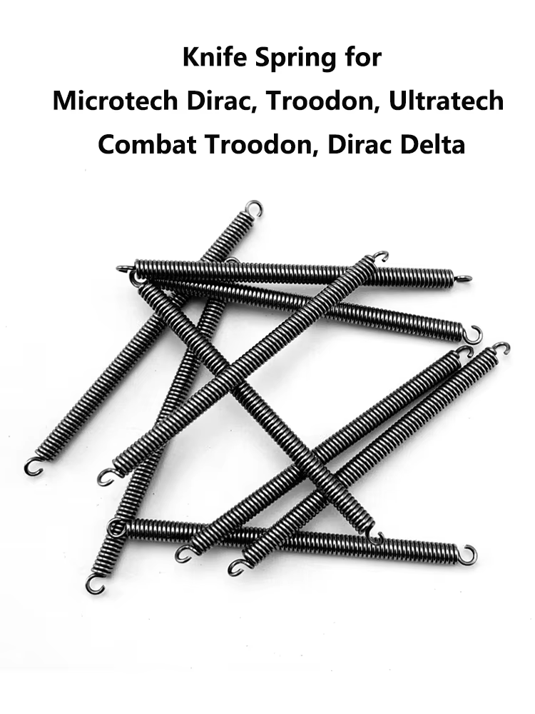 MT Ultratech Sping OTF UT Series Dirac Delta Combat Troodon Fold Knife Switch, resortes de tensión, Material de alambre de Piano, pieza de bricolaje, 3 piezas - imagen 4