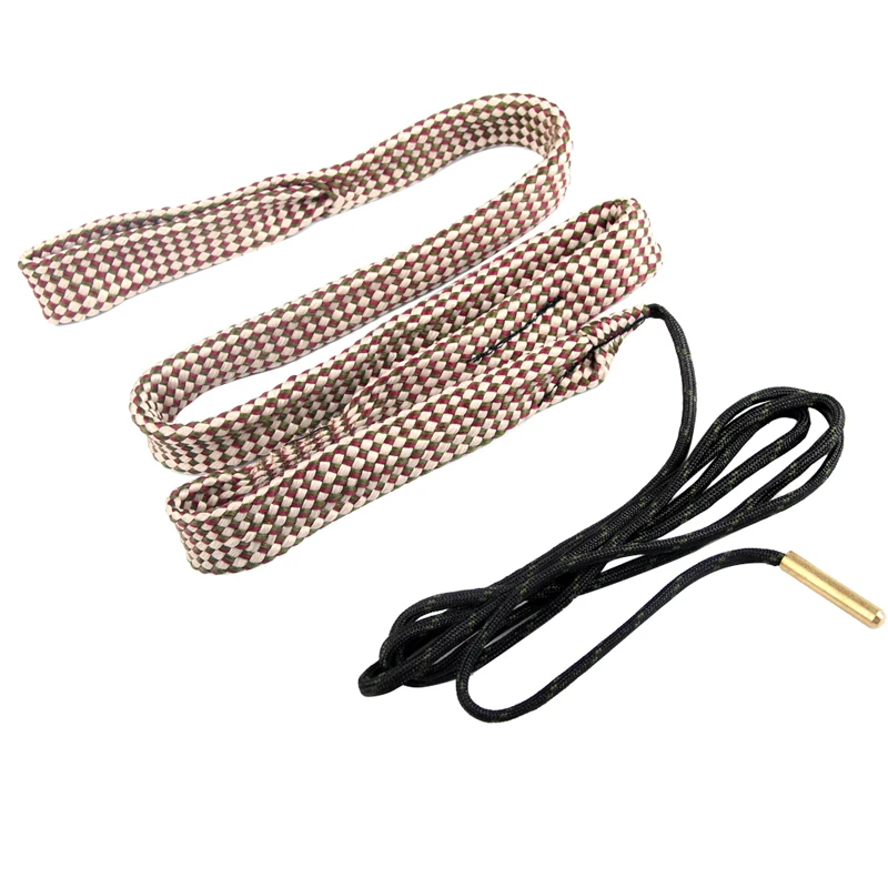 Cuerda de serpiente de limpieza de núcleo de pistola Airsoft apta para.270 Cal.280.284 y 7mm, herramienta de cepillo de limpieza de núcleo de pistola de aire de Rifle de barril - imagen 2