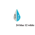 24blue 12white