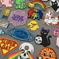 Parches tácticos bordados – Diseño anime para planchar o coser