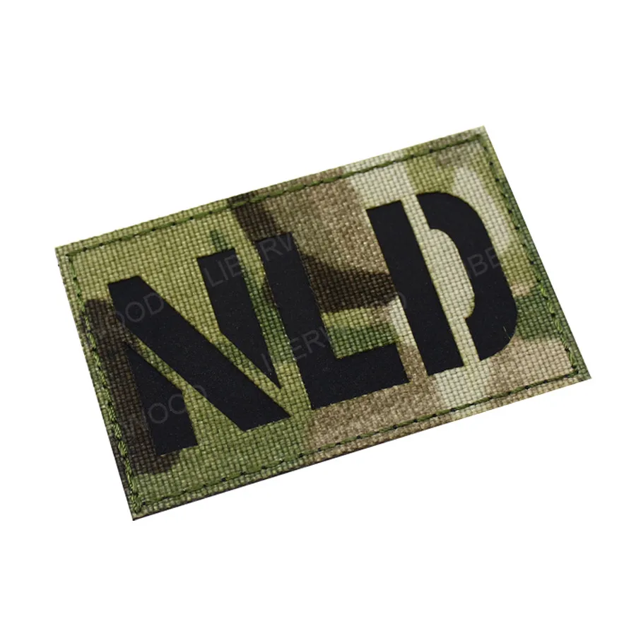 Insignia de parche infrarrojo reflectante de la bandera de los Países Bajos, emblema nacional de Holanda, pegatina táctica holandesa, bucle de gancho, 1 piezas - imagen 4