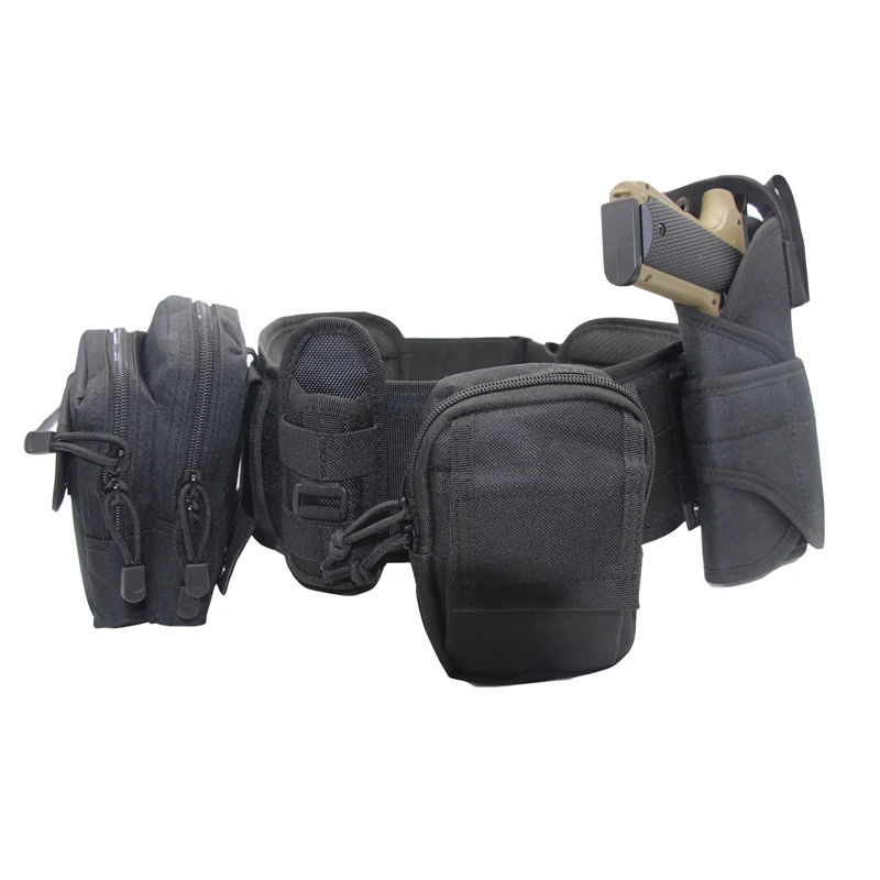 Cinturón de camuflaje militar para hombre, cinturón ajustable, acolchado, táctico, Airsoft, combate, ejército, Batalla, caza - imagen 3