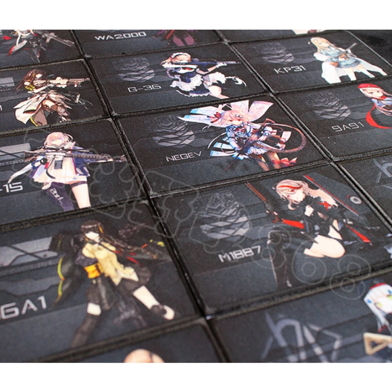 Parche de impresión frontal para niñas hermosas, brazalete táctico con brazos, animación de juego cuadrática para decoración de ropa de mochila - imagen 5