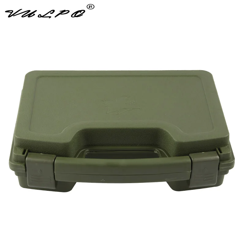 VULPO-funda rígida para pistola ABS, estuche de almacenamiento para pistola táctica, cajas de transporte acolchadas para caza, Airsoft - imagen 2