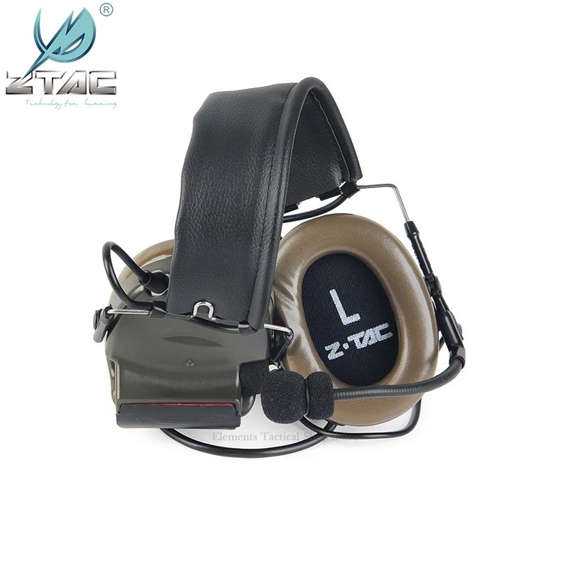 Auriculares tácticos de Z-TAC, cascos tácticos con reducción activa de ruido, para walkie-talkie, Softair, Nueva Versión - imagen 5