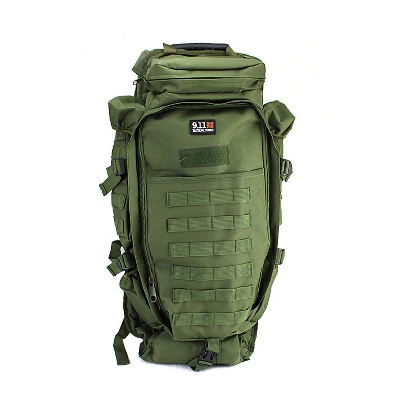 Mochila táctica militar Molle para Rifle, bolsa de nailon impermeable para caza al aire libre, escalada, viaje, Camping, senderismo, asalto, 60L - imagen 2