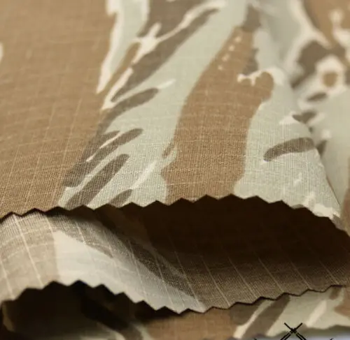 TC 65/35 tela de algodón poliéster a cuadros MC camuflaje para bricolaje táctico - imagen 3