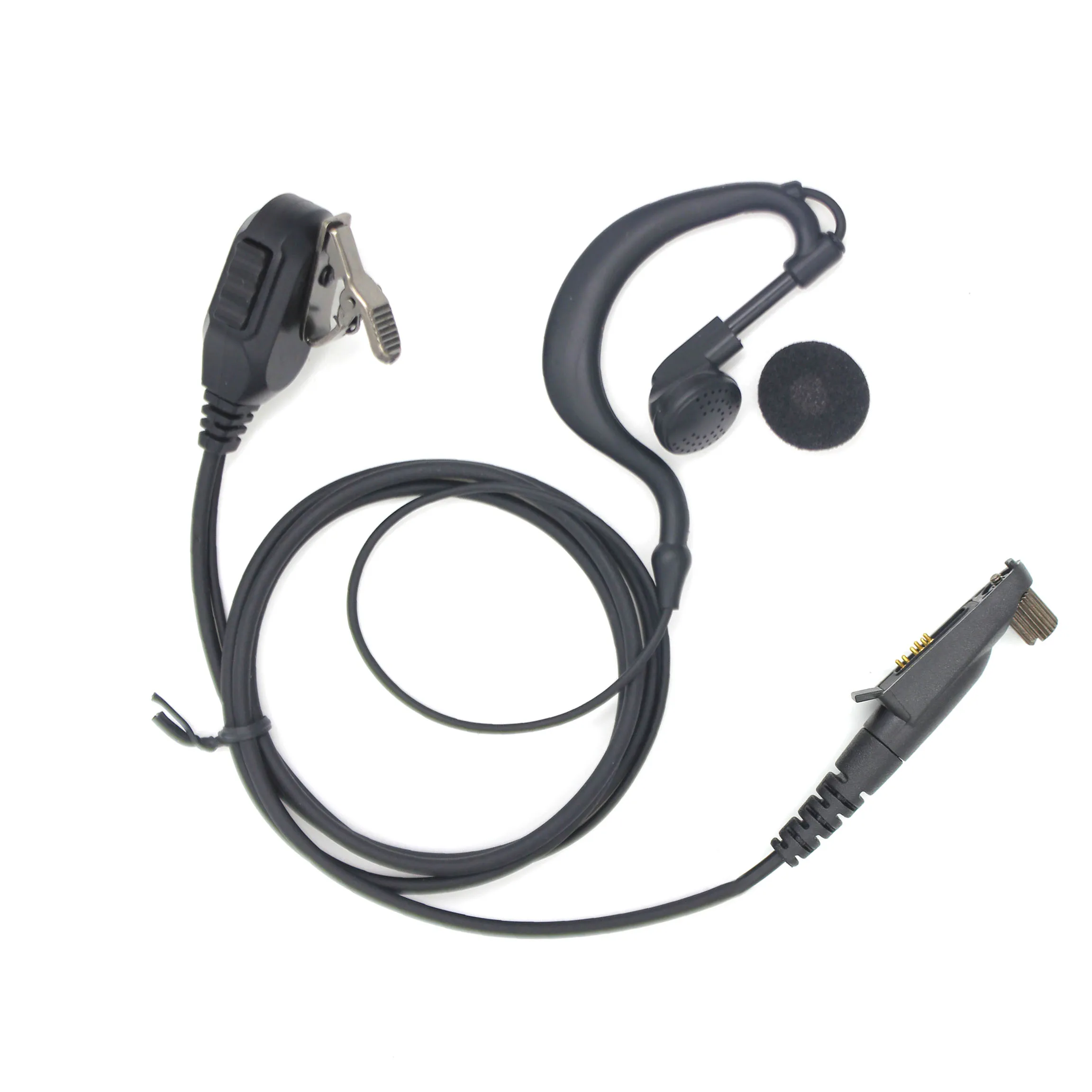 Auricular Tipo G para walkie-talkie, cable trenzado grueso, para transceptor de mano anysecw5 W6 - imagen 3