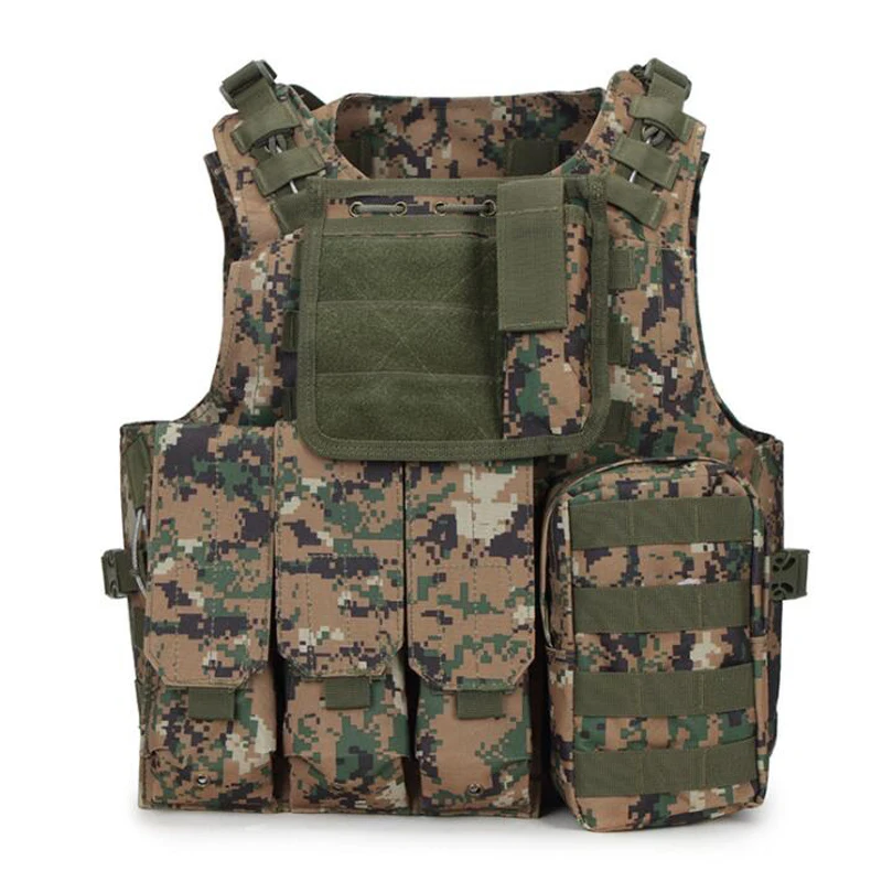 Outlife-chaleco táctico USMC CS Molle 600D Oxford para hombre, chaleco militar de caza, campo de batalla, Airsoft, ropa para exteriores, placa de caza - imagen 5