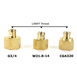 Adaptador latón G3/4 CGA320 para cilindro CO2 SodaStream
