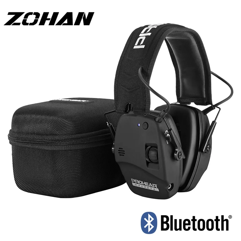 ZOHAN-orejeras electrónicas con Bluetooth, protección auditiva para disparar, reducción de ruido, amplificación de sonido, Protector auditivo - imagen 2