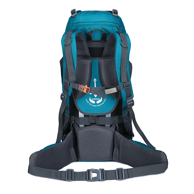 Mochila de gran capacidad para hombre y mujer, bolsa ligera e impermeable para acampar, escalar y viajar, Ideal para deportes, senderismo y exteriores, 60L - imagen 4