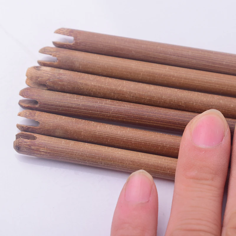 Flecha de bambú súper hecha a mano, eje OD 8mm de 85cm, flechas de madera para manualidades, puntas de campo de 8mm, punta de flecha de punto objetivo, 12 piezas - imagen 5