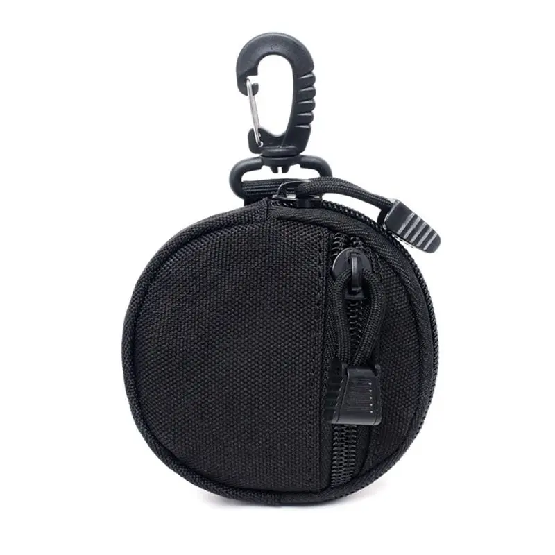 Bolsa táctica de nailon EDC Airsoft para exteriores, riñonera militar Molle, herramienta con cremallera, accesorio de caza, cinturón duradero, bolsillo pequeño - imagen 4