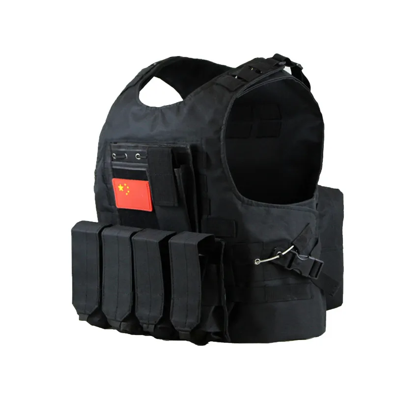 Chaleco táctico de entrenamiento militar para hombre, Camuflaje, caza al aire libre, Camping, armadura Airsoft, equipo de defensa, bolsa Molle - imagen 3