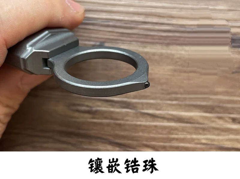 XGEDC-Chaqueta mechero multiusos de aleación de titanio, hebilla de anillo grande, cabeza de cuentas - imagen 4