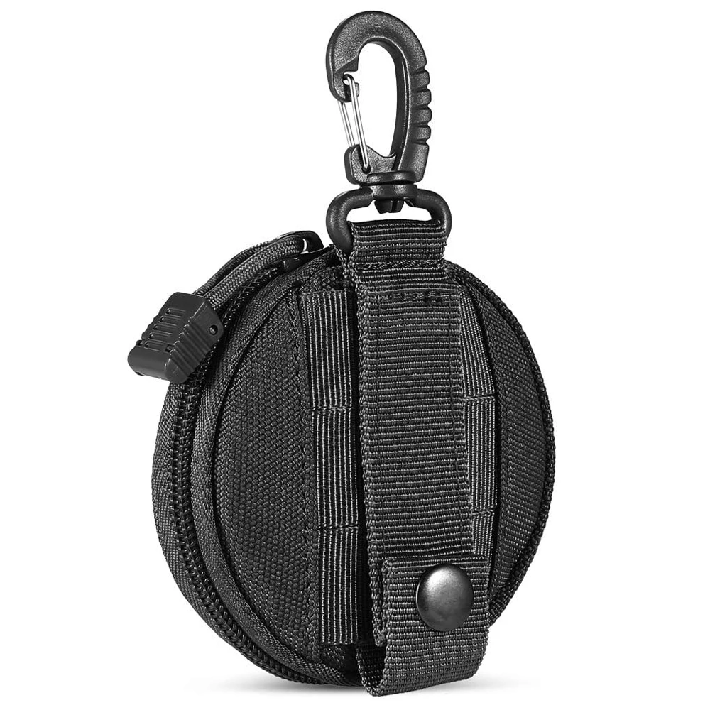 Bolsa táctica EDC 1000D, cartera, monedero portátil para llaves, riñonera de cintura, bolsa para auriculares, Mini llavero para caza - imagen 3