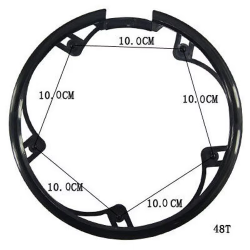 Protector de cadena para bielas de bicicleta, Piñón, 48T - imagen 5