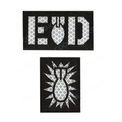 Parche táctico EOD reflectante IR con sistema velcro