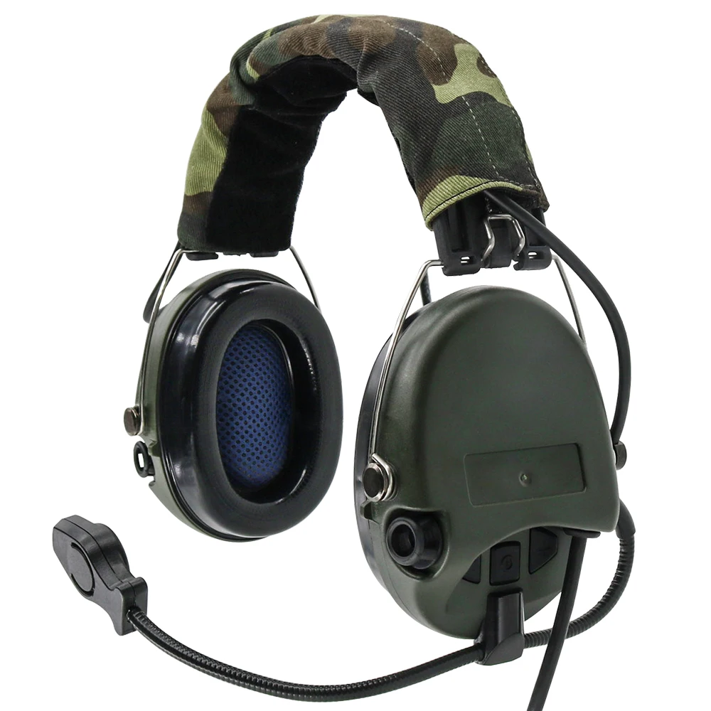 MSASORDIN auriculares tácticos de caza, cascos antiruido, Airsoft, reducción de ruido militar, tiro, orejera táctica FG - imagen 3