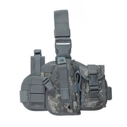 Funda táctica Glock 17/19 – Cuero impermeable camuflaje para muslo o cinturón