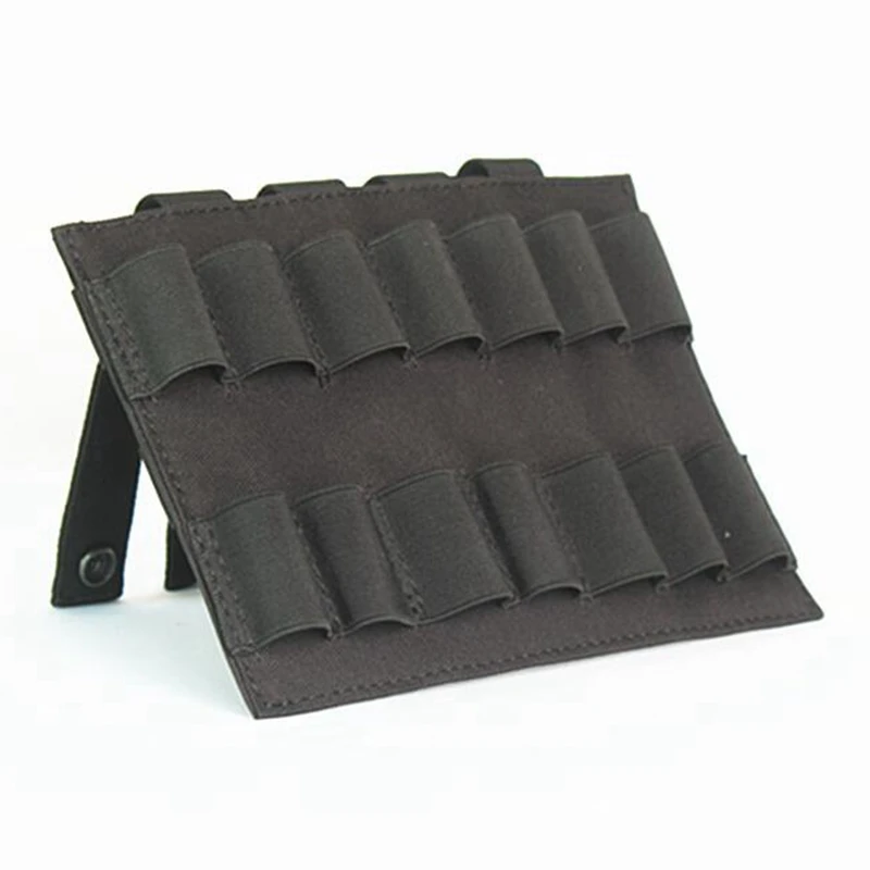 Soporte táctico Molle para Rifle y escopeta, accesorio para chaleco de caza, calibre 12, 600D, de nailon - imagen 4