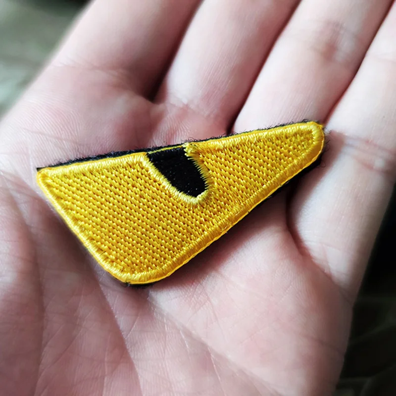 Parche bordado Little freak Demon Eye parche divertido gancho bucle motocicletas parches tácticos ejército airsoft al aire libre personalizado - imagen 5