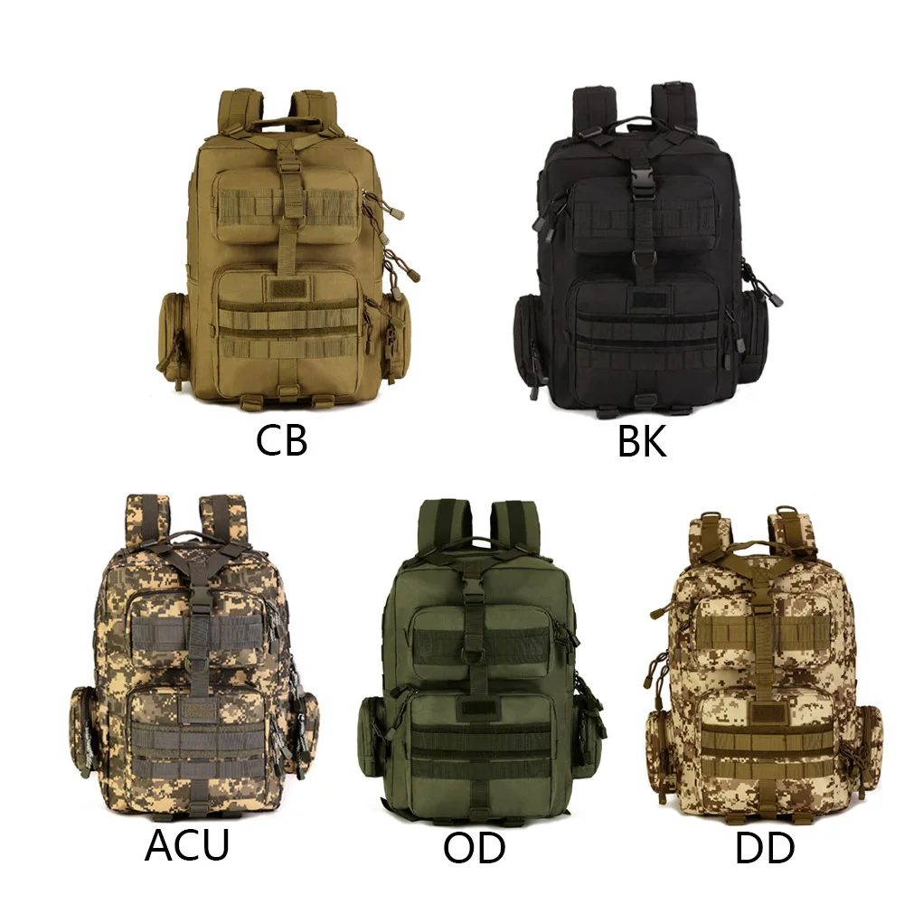 Mochila táctica militar de gran capacidad para hombre, bolsa de asalto de nailon 1000D para exteriores, senderismo, Camping y caza, 30L - imagen 5